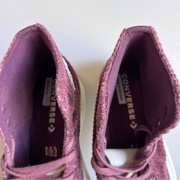 Converse Run Star Hike Platform Hi Striped Knit Shoe Size 10 or 11.5 - Picture 8 of 9